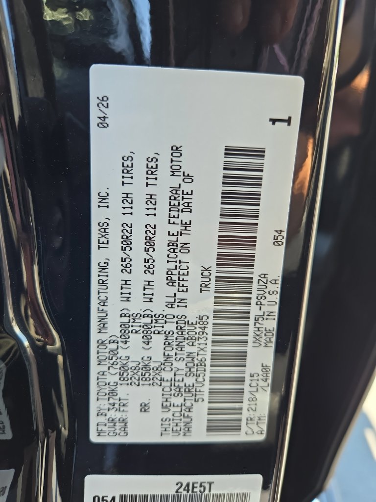 New 2026 Toyota Tundra Capstone AWD/4WD image 27