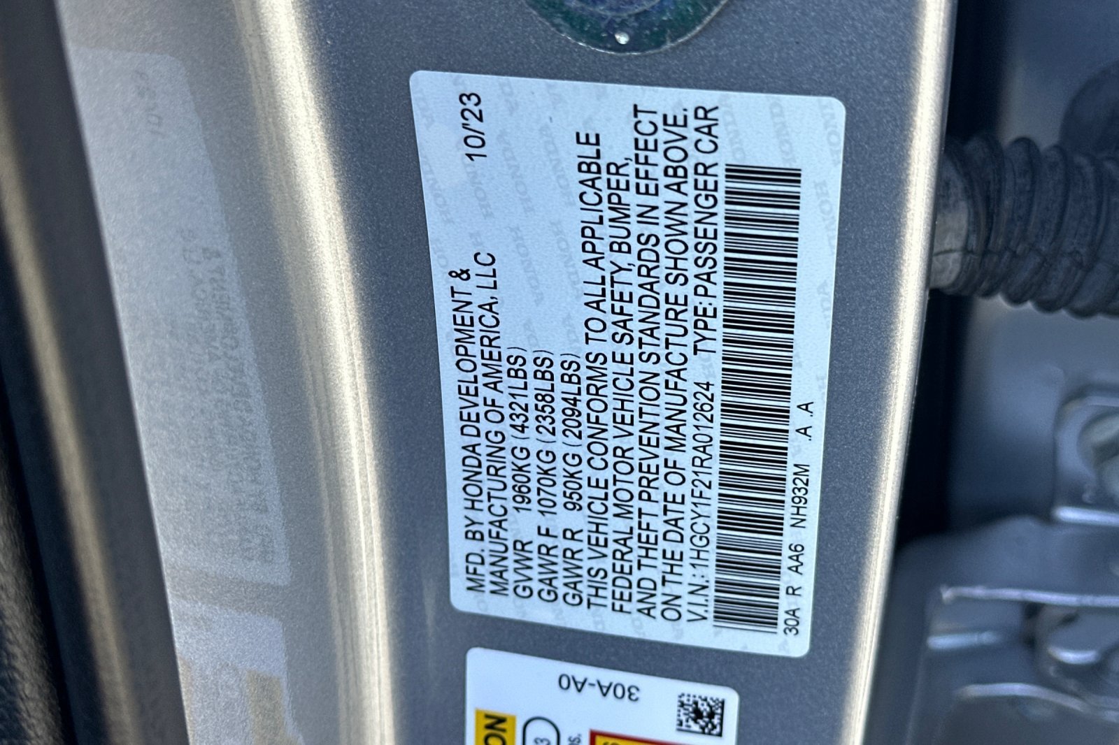 Used 2024 Honda Accord LX image 27