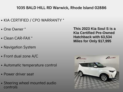 Certified 2023 Kia Soul S image 7