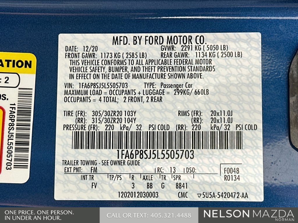 Used 2020 Ford Mustang Shelby GT500 w/ Technology Package RWD image 31