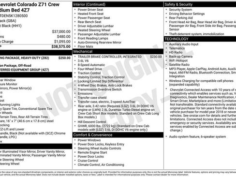 Used 2019 Chevrolet Colorado Z71 AWD/4WD image 6
