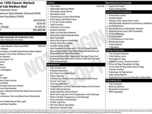 Certified 2019 RAM 1500 Classic Warlock image 7