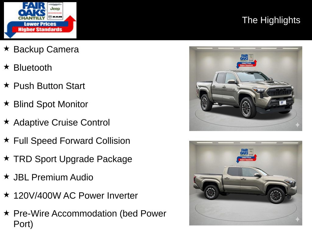 Used 2026 Toyota Tacoma TRD Sport w/ TRD Sport Upgrade Package RWD image 2