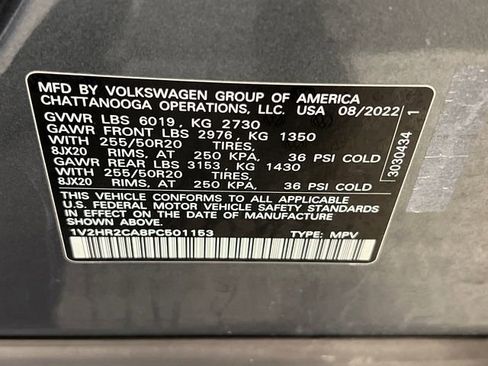 Certified 2023 Volkswagen Atlas SE AWD/4WD image 29