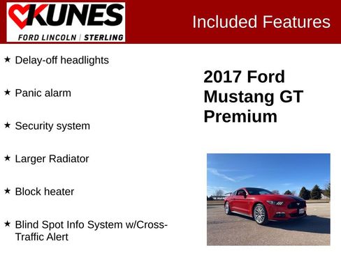 Used 2017 Ford Mustang GT Premium w/ GT Performance Package image 3