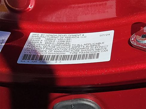 Certified 2024 Honda Accord EX image 23