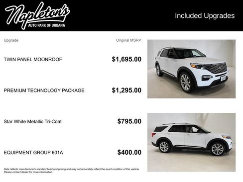 Used 2023 Ford Explorer Platinum w/ Premium Technology Package RWD image 27