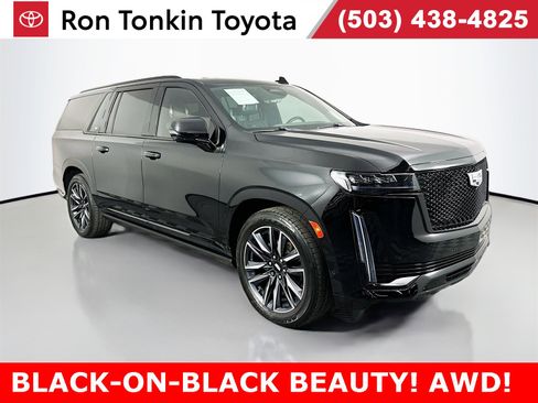 Used 2021 Cadillac Escalade ESV Sport Platinum w/ LPO, ONYX Package image 1