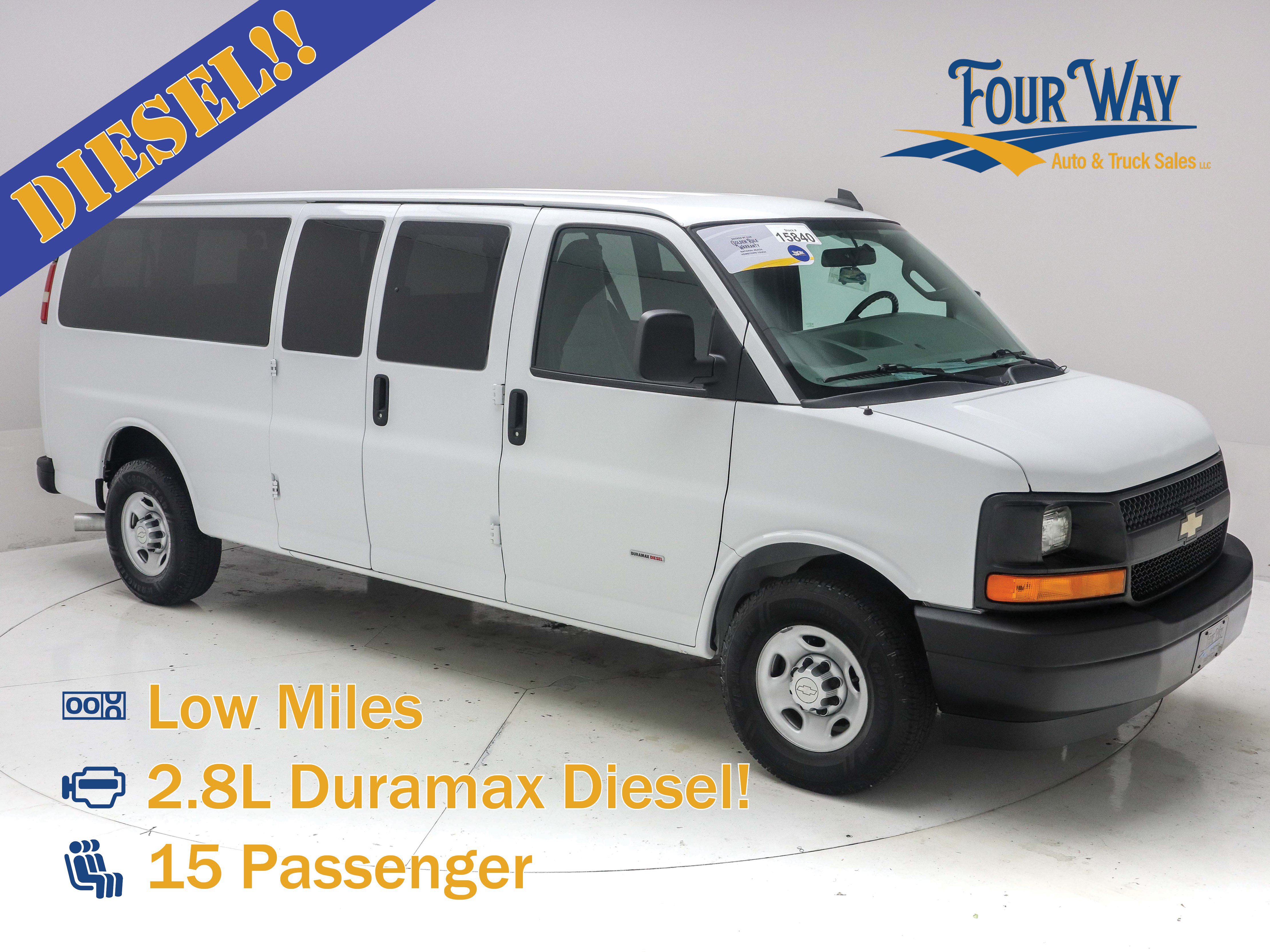 Used 2017 Chevrolet Express 3500 LS w/ Cold Climate Package RWD image 1