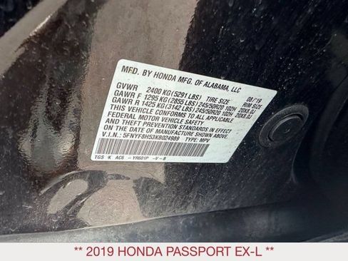 Used 2019 Honda Passport EX-L image 19