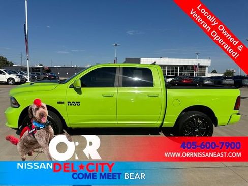Used 2017 RAM 1500 Sport w/ Sublime Green Sport Package AWD/4WD image 2