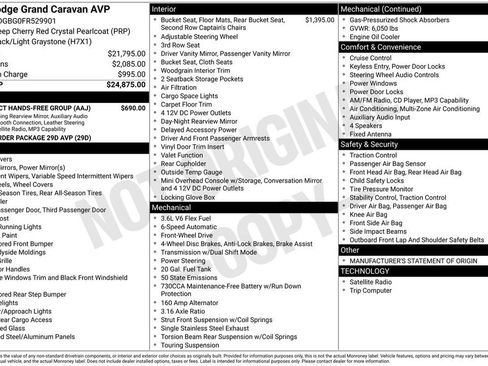 Used 2015 Dodge Grand Caravan American Value Package w/ UConnect Hands-Free Group image 37