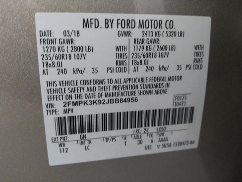 Used 2018 Ford Edge Titanium w/ Technology Package FWD image 33