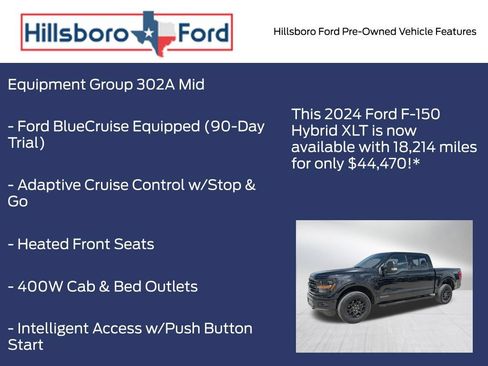 Certified 2024 Ford F150 XLT w/ Equipment Group 302A MID AWD/4WD image 9