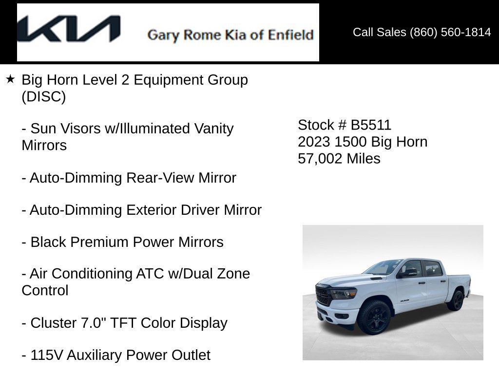 Used 2023 RAM 1500 Big Horn AWD/4WD image 14