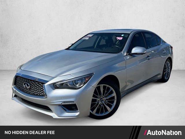 Used 2018 INFINITI Q50 Luxe w/ Essential Package (3.0T Luxe) RWD image 1