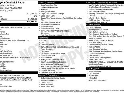 Used 2024 Toyota Corolla LE image 24