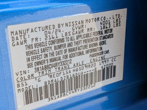 Used 2024 Nissan Sentra SV FWD image 30