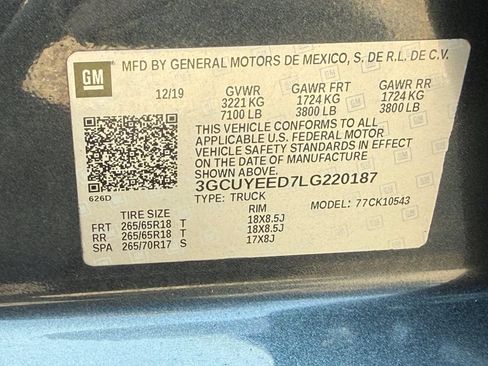 Certified 2020 Chevrolet Silverado 1500 RST AWD/4WD image 13