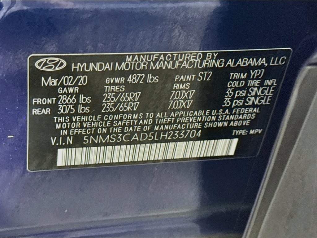 Used 2020 Hyundai Santa Fe SEL AWD/4WD image 33