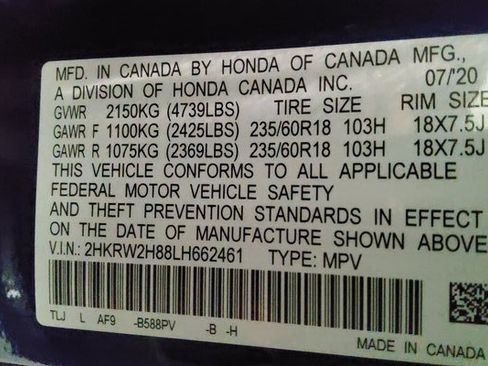 Certified 2020 Honda CR-V EX-L image 45