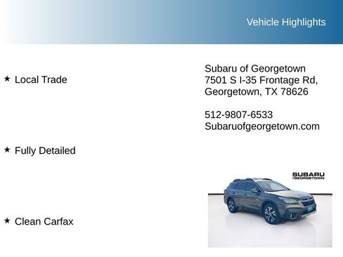 Used 2021 Subaru Outback Limited image 10