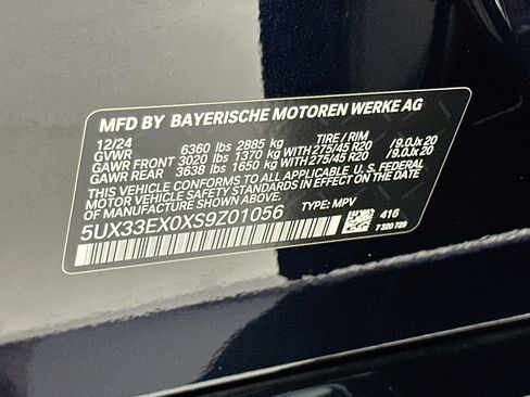 Used 2025 BMW X6 xDrive40i w/ Premium Package AWD/4WD image 33