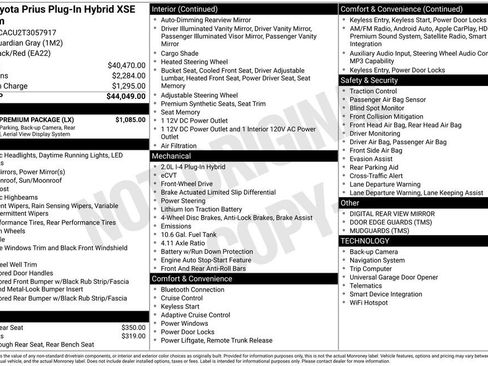 Certified 2026 Toyota Prius Plug-In Hybrid w/ Limited Premium Package FWD image 32