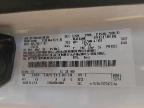 Used 2020 Ford F150 XL w/ Equipment Group 101A Mid AWD/4WD image 33