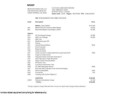 Used 2023 Mercedes-Benz S 500 4MATIC image 3