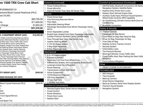 Used 2022 RAM 1500 TRX w/ TRX Level 2 Equipment Group AWD/4WD image 3