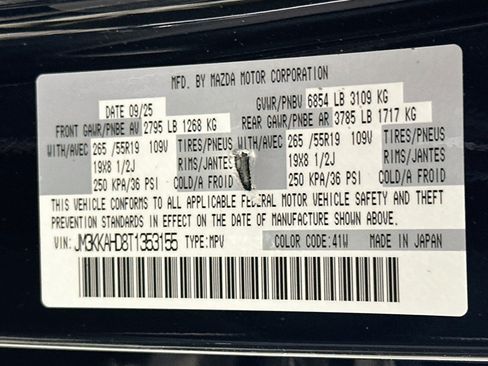 Used 2026 MAZDA CX-90 3.3 Turbo w/ Select Package AWD/4WD image 12
