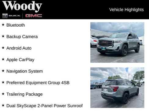 Certified 2023 GMC Acadia AT4 w/ Trailering Package AWD/4WD image 3