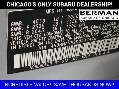 Used 2019 Subaru Legacy 2.5i Limited image 20