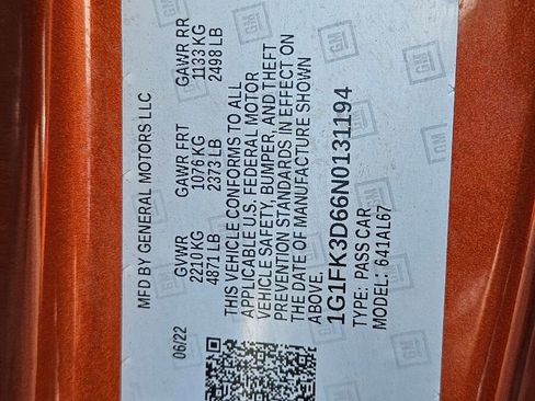 Used 2022 Chevrolet Camaro ZL1 image 26