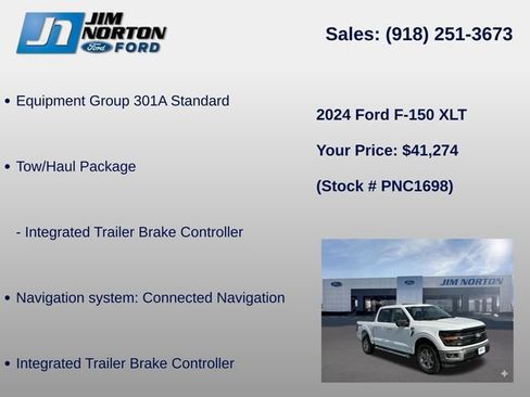 Used 2024 Ford F150 XLT w/ Tow/Haul Package AWD/4WD image 8