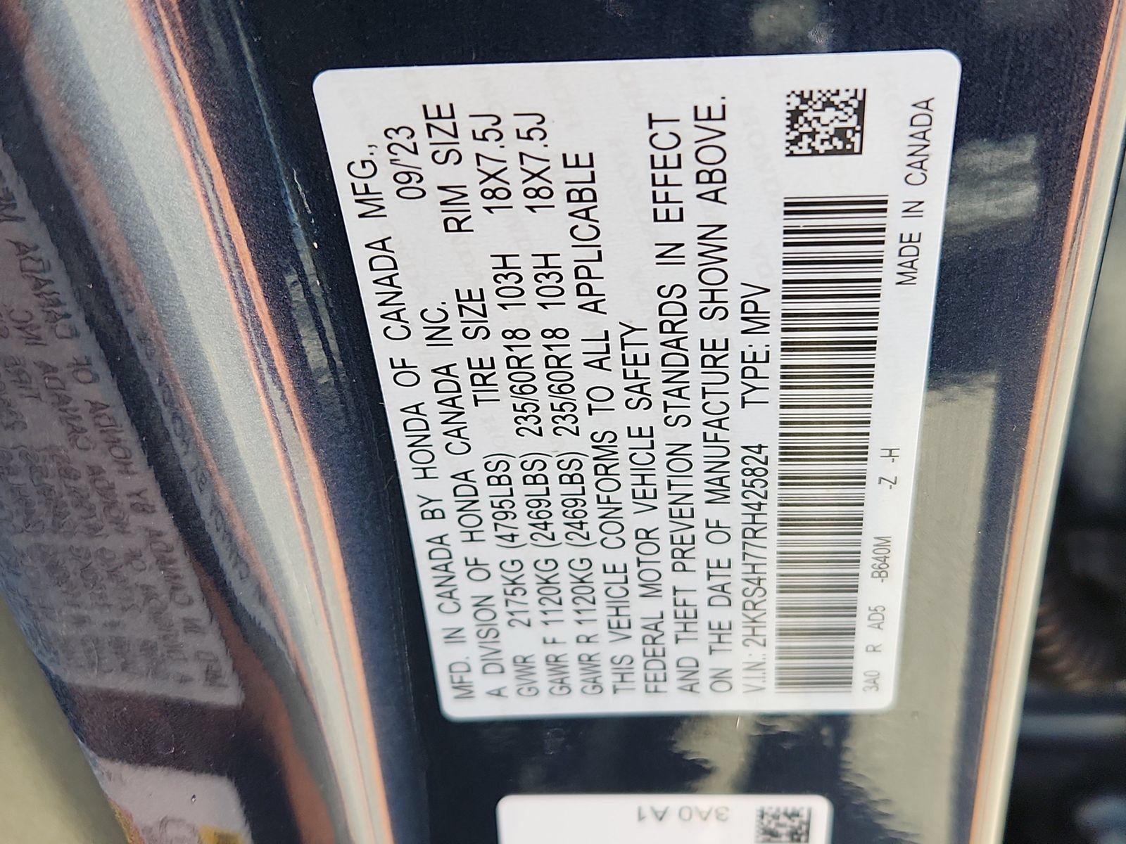Used 2024 Honda CR-V EX-L image 18