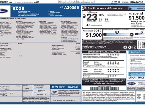 Used 2023 Ford Edge SE AWD/4WD image 5