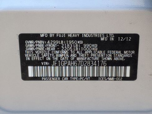 Used 2013 Subaru Impreza 2.0i Limited w/ Popular Pkg 1 image 24