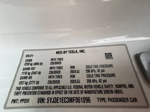 Used 2021 Tesla Model 3 Performance AWD/4WD image 36