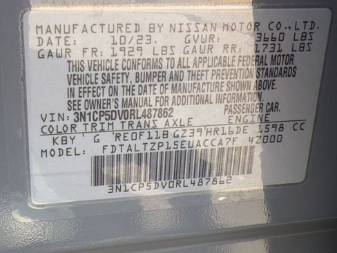 Used 2024 Nissan Kicks SR w/ SR Premium Package FWD image 24