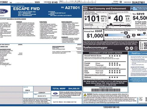 Used 2025 Ford Escape SE w/ PHEV Premium Package FWD image 13