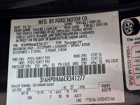 Used 2012 Ford Fusion SE image 28