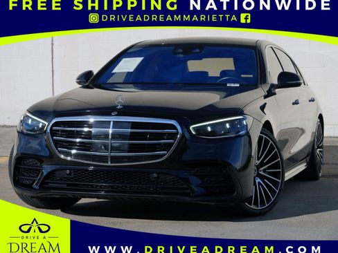 Used 2021 Mercedes-Benz S 580 4MATIC Sedan w/ AMG Line image 1