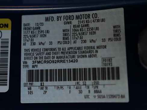 Used 2024 Ford Bronco Sport Badlands w/ Premium Package AWD/4WD image 44