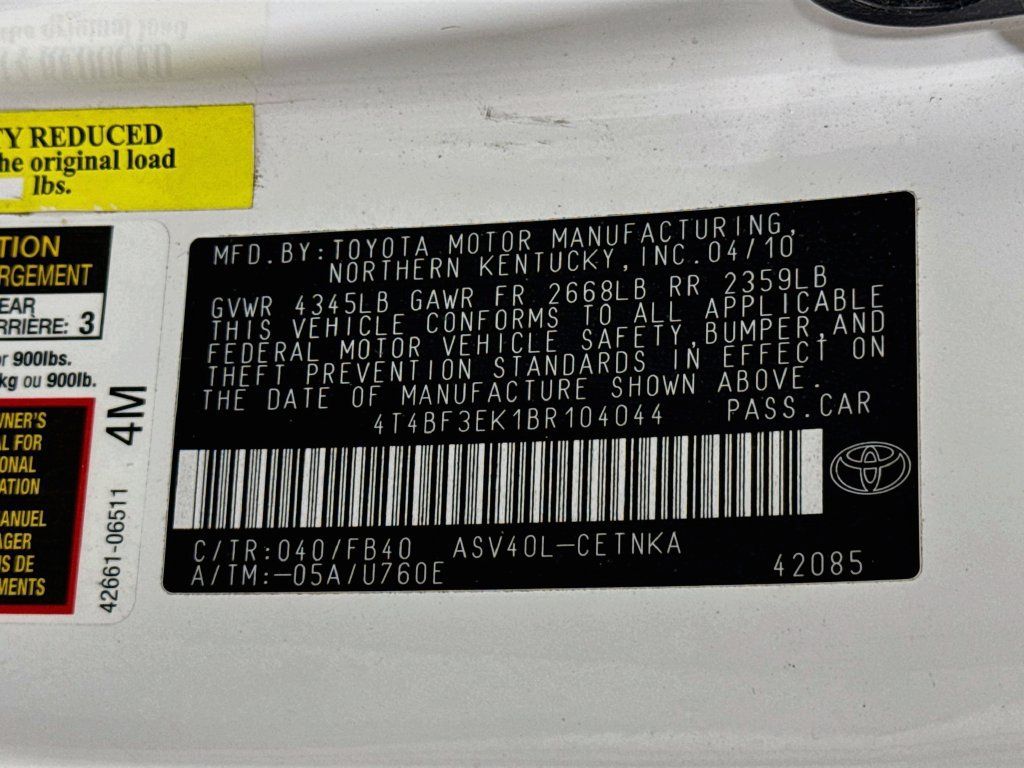 Used 2011 Toyota Camry LE w/ LE Extra-Value Pkg FWD image 36