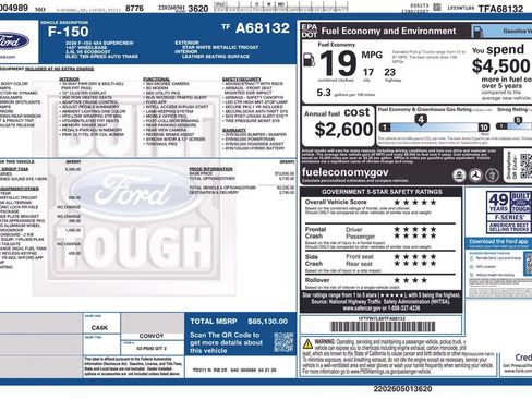 New 2026 Ford F150 Platinum w/ Equipment Group 702A High AWD/4WD image 27