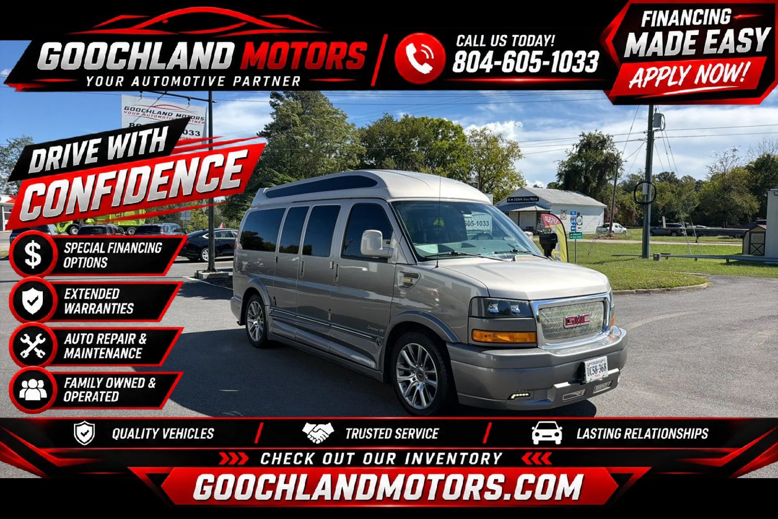 Used 2019 GMC Savana 2500 w/ Enhanced Convenience Package RWD image 1