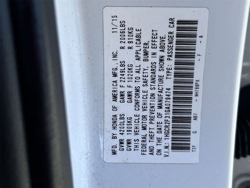 Used 2016 Honda Accord LX image 21