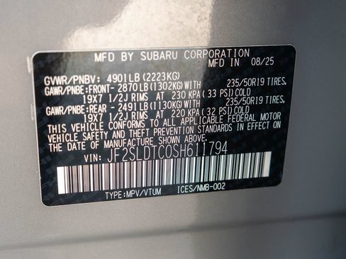 Used 2025 Subaru Forester Touring AWD/4WD image 39